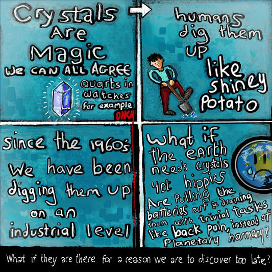 Crystals belong in the ground